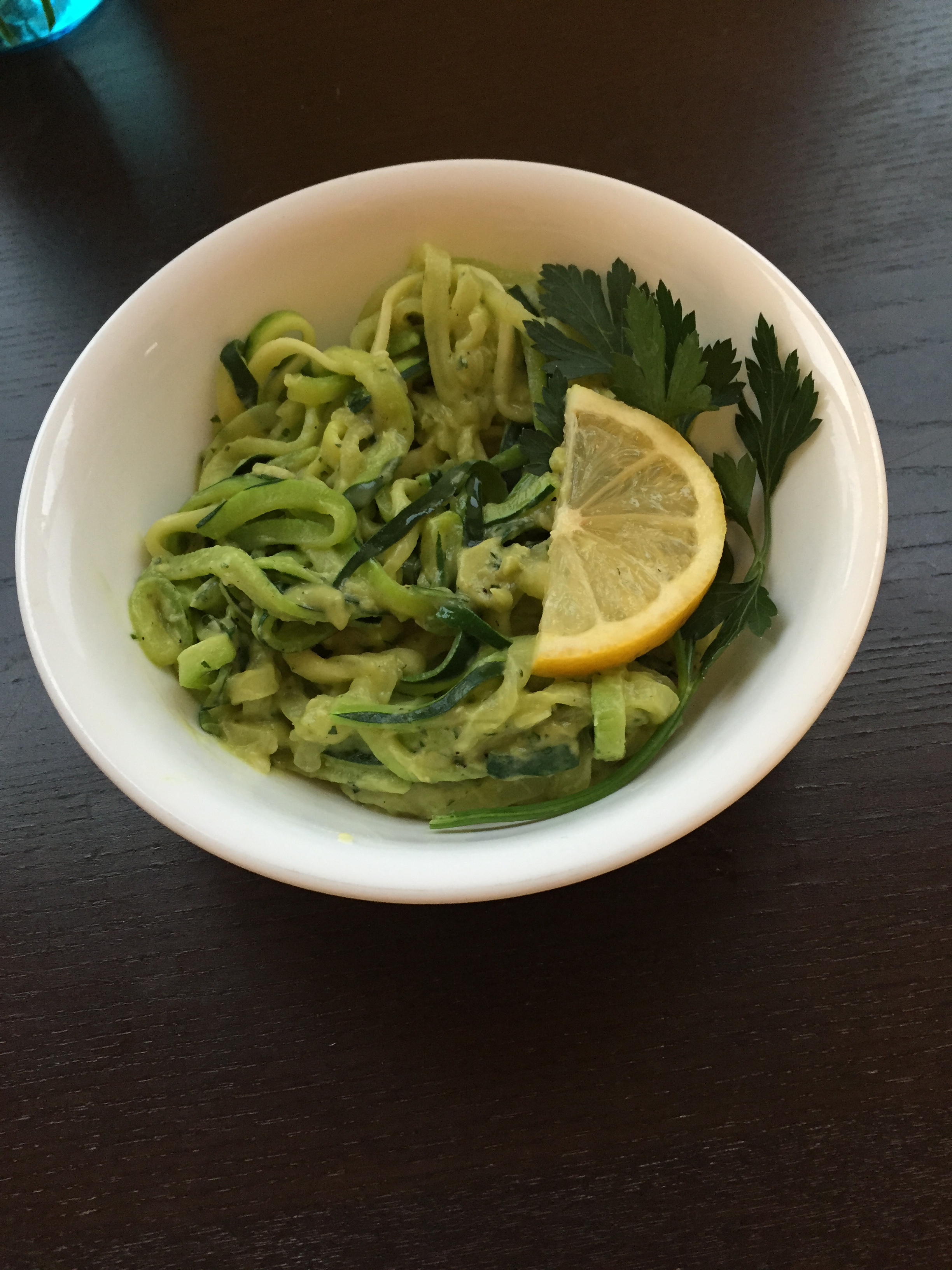 Step Five: Toss! Drain your zoodles well and toss them with the creamy ...
